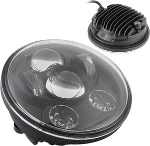 Phare LED modifié de 5,75 pouces 45W pour motos Harley, composant essentiel des systèmes de carrosserie de moto - Product Image 4