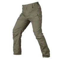 Pantalon cargo tactique à poches zippées multifonctions pour hommes, durable, pour l'entraînement en plein air