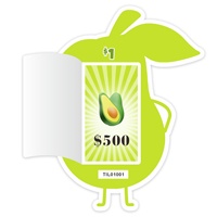 Cartes à gratter à thème fruitier avec impression numérique unique et design primé, en papier offset et carton