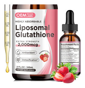 Individuelle Eigenmarke Liposomale Glutathion Flüssigtropfen, Glutathion-Flüssigpräparat mit Vitamin C, Leberentgiftung, Antioxidans - Product Image 1