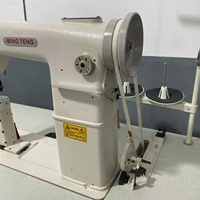 Machine à coudre industrielle MingTeng Automation programmable, nouvelle, à bras vertical, à une aiguille, à alimentation par point plat, pour usage domestique