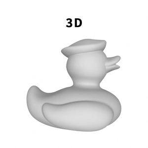 Vente en gros usine – Jouet de bain canard jaune personnalisé de 3 pouces, en vinyle et caoutchouc de haute qualité, design dessin animé pour bébés – Taille mini - Product Image 4