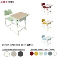 Ensemble de chaises et de tables d'école économiques pour étudiants ensemble de bureau et de chaises de salle de classe table et chaise d'école primaire réglables