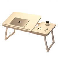 Lit en bois pliable multifonctionnel pour étudiant, petit bureau d'étude pour ordinateur portable avec table de fenêtre en baie, modèle SJZ-23103
