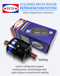 Filtro Deshidratador <span class=keywords><strong>de</strong></span> Línea <span class=keywords><strong>de</strong></span> Refrigerante, Piezas <span class=keywords><strong>de</strong></span> Refrigeración, Filtro Deshidratador, ECQ-163S, <span class=keywords><strong>Tipo</strong></span> Soldadura - Product Image 4
