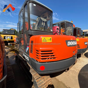 Miniexcavadora Doosan DH55 de 5 toneladas usada, máquina de construcción excavadora con buena bomba de motor PLC, precio al por mayor disponible para la venta - Product Image 1
