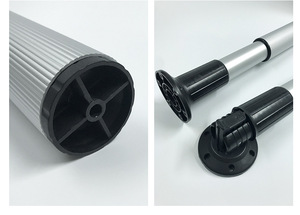 Patas y Soportes de Mesa Ajustables en Altura - Diseño Moderno para Apartamentos, Cocinas y Hoteles - Product Image 5