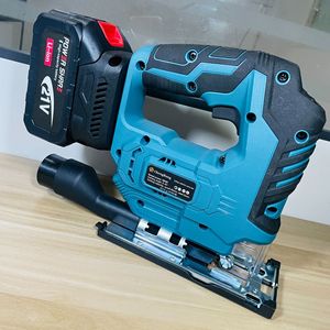 Sierra de calar inalámbrica recargable de alta potencia de 800W, sin escobillas, para madera y metal, con corte curvo en ángulo de 0-45 grados. - Product Image 4