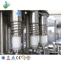 Nouvelle machine de remplissage et d'emballage automatique de liquides (eau minérale pure) de bonne qualité, 5000 BPH, 500-2000 L