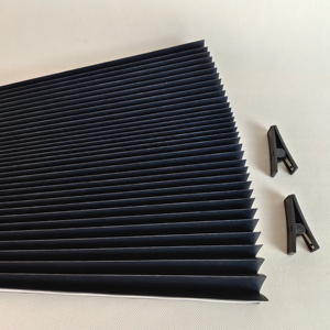 Tự dính tạm thời giấy xếp li rèm được xây dựng trong gấp Rèm cho cửa sổ đơn giản phong cách dọc mô hình để sử dụng nhà - Product Image 1