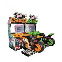 Machine de jeu automatique de course d'arcade de simulateur de GP à monnayeur 2 joueurs