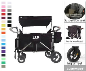 JXB عربة قابلة للطي مقعد تمديد الجانبية جنب عربة تغذية الكراسي شراء على الانترنت التوأم عربة عربة الاشياء المفيدة للأطفال الرضع - Product Image 3