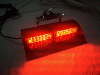 Nueva Barra de Luces LED-718D-2 con Doble Destello para Visera de Parabrisas, Color Azul, 12-24VDC, Luces de Advertencia para Tablero, Accesorio para Auto