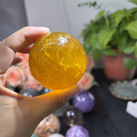 Vente en gros Boule de Méditation Artisanat Pierres de Guérison Quartz Clair Quartz Rose Fluorite Aventurine Cristal Sphère pour la Décoration