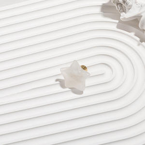 Tirador de Cajón de Latón Amarillo con Diseño de Estrella de Cinco Puntas, de un Solo Orificio, Duradero y de Fácil Instalación, para Armarios, Cómodas y Puertas de Cocina - Product Image 4