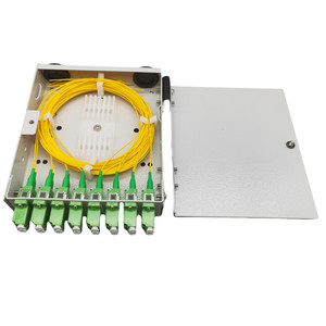 4 8 puertos Mini ODF Montaje en pared Metal Fibra óptica Mini FDF Terminación Carcasas Paneles de distribución de fibra óptica Caja de pared <span class=keywords><strong>FDP</strong></span> - Product Image 4