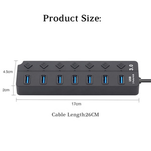 Bán buôn <span class=keywords><strong>USB</strong></span> 3.0 Power Adapter 4/7 cổng đa <span class=keywords><strong>USB</strong></span> Splitter HUB <span class=keywords><strong>USB</strong></span> 2.0 <span class=keywords><strong>USB</strong></span> Nhiều Expander chuyển đổi cáp Hub Docking trạm - Product Image 3