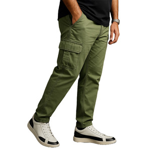 Pantalon cargo décontracté pour homme d'extérieur, tissu Oxford durable, écologique, respirant, poches latérales pour une performance quotidienne active - Product Image 2