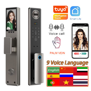 Qunn Nhà Máy Trực Tiếp Kỹ Thuật Số 3D Mặt & Nhận Dạng Dấu Vân Tay Thông Minh Khóa Cho Cửa Gỗ <span class=keywords><strong>Wifi</strong></span> Ứng Dụng Điều Khiển Nhôm Keyless - Product Image 6