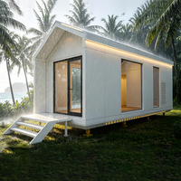 Maison modulaire haut de gamme entièrement en aluminium, sans entretien pendant 50 ans, maison préfabriquée en forme de capsule spatiale pour resort