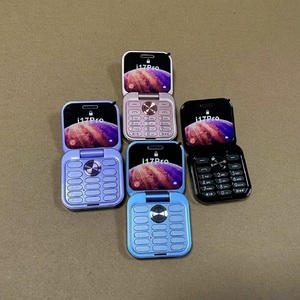 Bán Chạy Nhất Mini Điện Thoại I17 <span class=keywords><strong>Pro</strong></span> <span class=keywords><strong>Dual</strong></span> <span class=keywords><strong>Sim</strong></span> Thẻ Gấp Điện Thoại Di Động 2G Mạng Video Máy Nghe Nhạc Kích Thước Nhỏ Gấp Tính Năng Điện Thoại - Product Image 2
