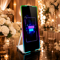 Machine Photobooth Miroir Magique IA Personnalisée avec Caméra Compatible, Écran Tactile et Imprimante