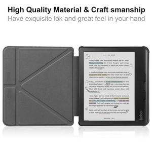Étui Origami pour <span class=keywords><strong>Kobo</strong></span> Libra Colour 2024, Housse de Protection, Housse Fine avec Support pour E-book, Housse Personnalisée, Housse <span class=keywords><strong>Kobo</strong></span> Personnalisée - Product Image 4