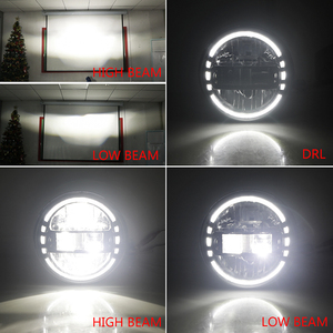 ไฟหน้ารถมอเตอร์ไซค์คุณภาพสูง <span class=keywords><strong>Jk</strong></span> 60w Kingkong Led ขนาด 7 นิ้ว ทรงกลม ไฟสูง ไฟต่ำ ไฟเดย์ไลท์ 7" - Product Image 4