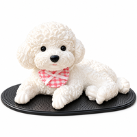 Mainan Poodle Squishy Lucu Dekorasi Mobil Rumah Mainan Anak Desain Baru Grosir Pabrik Multi Warna Mainan Pereda Stres Custom