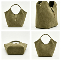 Luxuriöse Maßanfertigung Damen Geometrische Perlen-POMPOM-Print Handtasche mit Abnehmbarem Riemen Wasserdicht & Langlebig