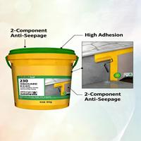 SikaatopSeal 230 de Shandong al por Mayor, Sellador de Cemento para Construcción, Cocina, Piscina, Balcón, Antifiltraciones, Flexible, de Dos Componentes