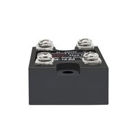 Relais statique monophasé SSR-210B 10A DC-AC, entrée 3-32VDC, sortie 24-380VAC, module SSR à déclenchement par passage par zéro