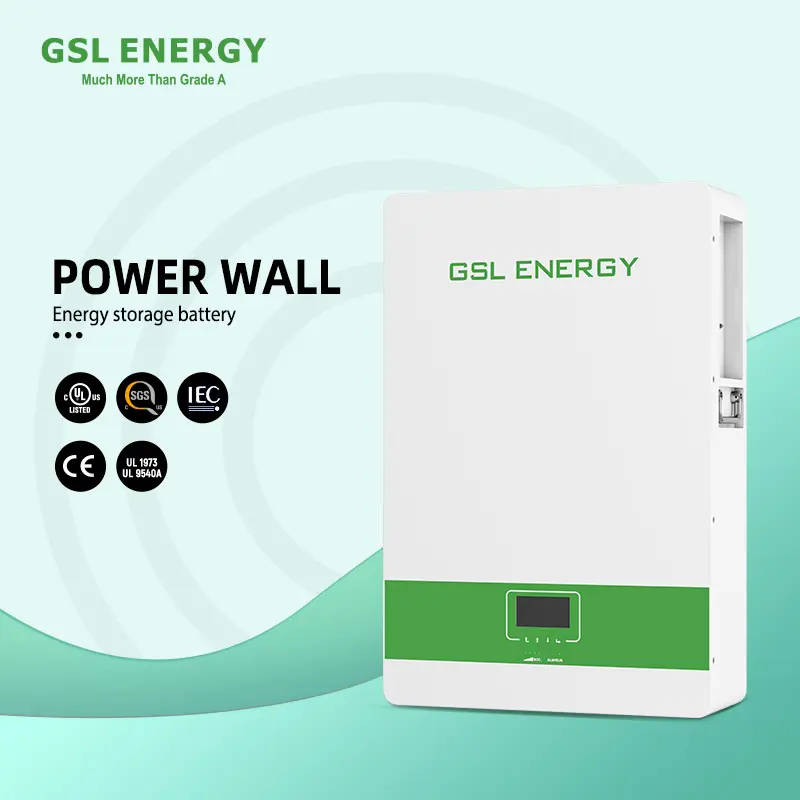 GSL ENERGY เกรด A 48v 100ah 200ah แบตเตอรี่ลิเธียมไอออน 5.12Kwh 10.24kwh 14.34kwh 48v lifepo4 แบตเตอรี่ผู้ผลิตจากโรงงานในจีน