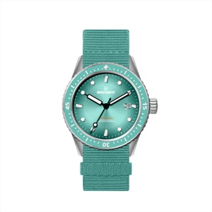 Montre automatique mécanique décontractée avec cadran dégradé, insert de lunette en céramique, bracelet en nylon, étanche 10 ATM - Product Image 5