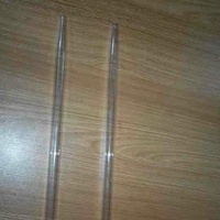 Tubes en verre givré moderne à haute teneur en silice boronée, best-sellers transfrontaliers pour pailles, embouts de fumée SWEET PUFF