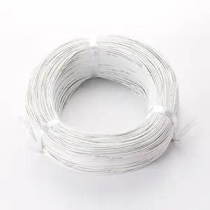 Haute Qualité 24AWG Isolé Fil Chauffant En Caoutchouc Silicone 40/0.08mm Câblage Cuivre Bidon Échoué