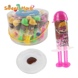 Venta al por mayor <span class=keywords><strong>Mr.</strong></span> Captain Jeringa Juguetes con leche Chocolate Candy Juguetes con líquido Chocolate Jam - Product Image 1