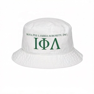 Cappelli a Secchiello Personalizzabili con Logo Ricamato dell'Università Iota Phi Lambda Kippa Sorority Fraternity <span class=keywords><strong>INC</strong></span> - Product Image 6