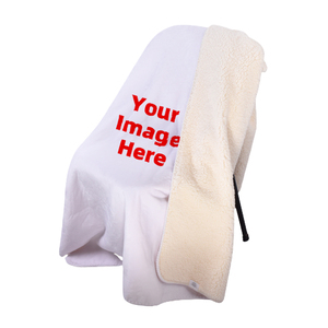 Offre Spéciale Logo personnalisé impression fausse fourrure Micro vison flanelle Sherpa polaire jeter <span class=keywords><strong>couverture</strong></span> pour <span class=keywords><strong>lit</strong></span> ou canapé livraison directe - Product Image 3