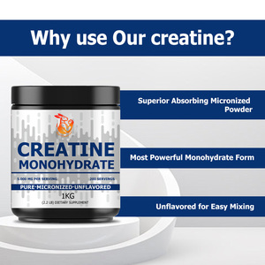 Creatina Monohidrato Micronizada en Polvo Sin Sabor para Energía Muscular, Apoyo Cerebral y Rendimiento Atlético - Product Image 2