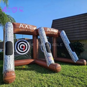 <span class=keywords><strong>Jeu</strong></span> <span class=keywords><strong>de</strong></span> <span class=keywords><strong>lancer</strong></span> d'axes gonflable double pour événements sportifs interactifs en plein air, idéal pour les fêtes commerciales - À vendre - Product Image 1