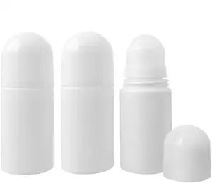 30ml 50ml Deodorant Bottles, Empty Refillable Roll On Bottles, Leak-Proof DIY Deodorant Container