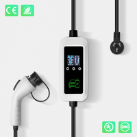 Chargeur EV portable Type 2 3,5 kW 16A, réglable 8A-16A, avec application, IP55, CEE Schuko 5m, vente en gros, direct usine, UE