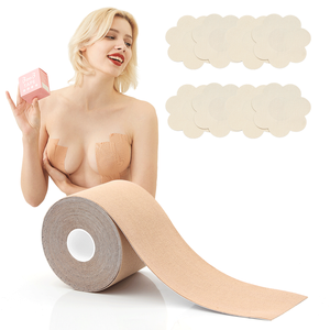 Nastro <span class=keywords><strong>Adesivo</strong></span> Extra-Largo per Sollevamento del Seno, <span class=keywords><strong>Reggiseno</strong></span> <span class=keywords><strong>Adesivo</strong></span> Sportivo Push-up 3 Pollici <span class=keywords><strong>con</strong></span> 2 Copricapezzoli - Product Image 5