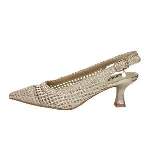 Xti Donna Slingback 145432 Or Talon 6 cm Taille 40 Escarpins - Product Image 1