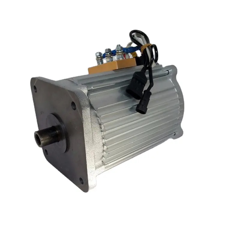 Sıcak satış! 7500W 72V elektrik motoru AC Motor/adaptör/şarj elektrikli araba yedek parçaları elektrikli ATV /VW bettle/Buggy