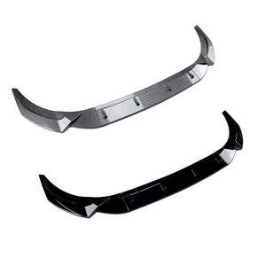 ลิ้นกันชนหน้า Amp-Z สำหรับ Audi A4 S4 B9.5 Sline 2020+ สีดำเงา ชุดแต่งตัวถังรถยนต์ - Product Image 5