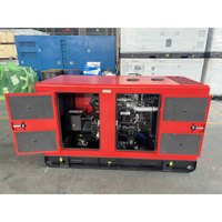 Groupe électrogène refroidi à l'eau insonorisé fait sur commande 15 KVA 15KVA 12KW générateur diesel silencieux de 12 kilowatts pour la région éloignée