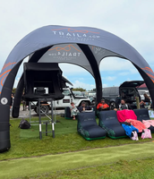 Tente gonflable publicitaire durable avec impression par sublimation, imperméable, pour activités de festival et fournisseurs de services