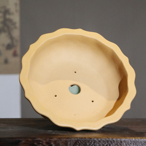 Maceta de bonsái Zisha hecha a mano con forma de loto, de arcilla Duan, artesanía de pueblo para exhibición en jardín zen - Product Image 3